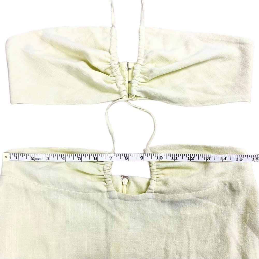 ASOS Maxi Dress, Criss-cross Halter Top, Size 10 - Picture 6 of 9